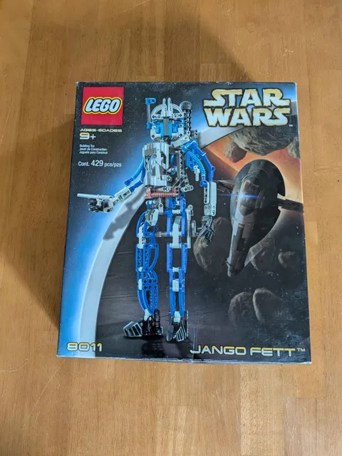 LEGO 8011 Empty Box Only Vintage Star Wars Technic Jango Fett 2002