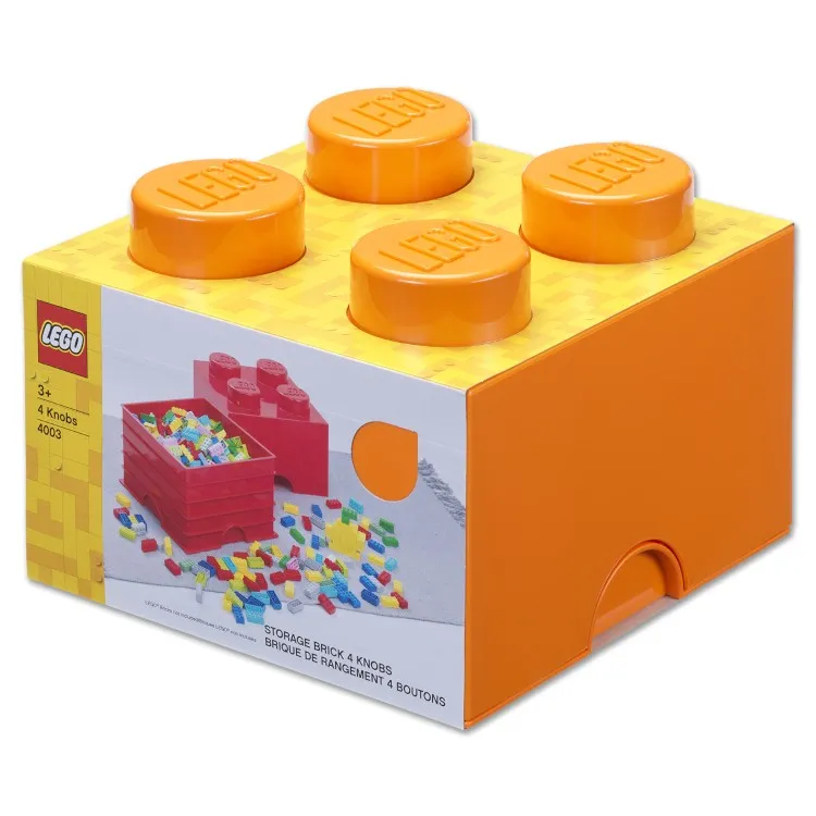 LEGO Storage Products: 40030660 4-Stud Brick Orange NEW