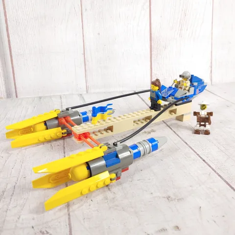 LEGO Star Wars Set 7131: Anakin's Podracer, 99% Complete W/ Minifigs - VINTAGE