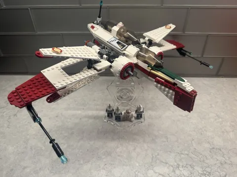 LEGO Star Wars 7259 ARC-170 Fighter  Complete with Minifigs and Display Stand