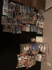 LEGO Bulk and Instruction Manuals. Various sets mixed in.