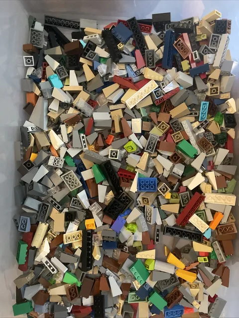 LEGO 2 Lbs. 13 Oz.  Lot  SLOPES And Specialty Pieces As Pictured Different Sizes