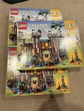 NEW LEGO Lot Of 3: 31120 CREATOR 3in1 Medieval Castle New In Sealed Box