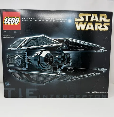 LEGO 7181 TIE Interceptor UCS STAR WARS NEW SEALED BAGS OPEN BOX