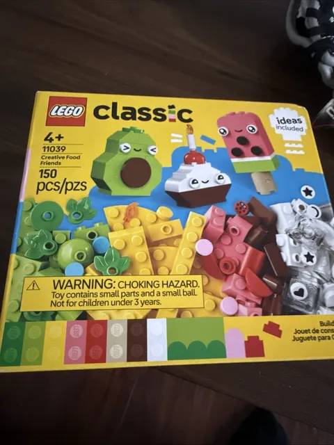 LEGO Classic Creative Food Friends Model #11039 150 Pc Building Kit Ages 4 & Up