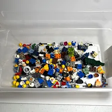 LEGO Minifigure Parts & Accessories Bulk Lot - Mixed Multicolor 10+ Pc