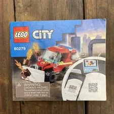 Lego 60279 City Fire Hazard Truck Instruction Booklet Only