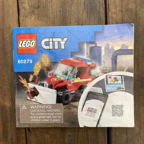 Lego 60279 City Fire Hazard Truck Instruction Booklet Only