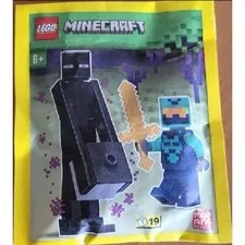 Lego Minecraft Nether Hero and Enderman paper bag 662305