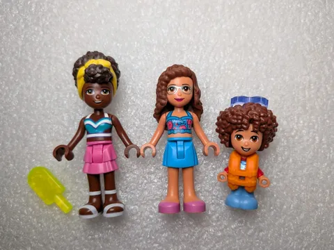 LEGO Friends Minifigure Set From #41720 Waterpark Set Olivia Nadi Santiago 