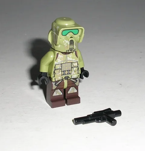 Lego Star Wars CLONE SCOUT TROOPER Kashyyyk Camo Minifigure 75151 75042 75035