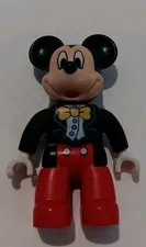 LEGO  Duplo Figure Mickey Mouse Jacket Vest and Bow Tie 1 Figure 