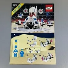 Lego Space Polaris I Space Lab (6972) Instruction Booklet ONLY 1987 Vintage
