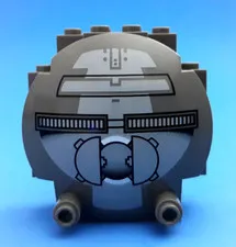 LEGO 30366px Dark Gray Windscreen 3 x 6 x 5 Bubble Sith Infiltrator Pattern 7151