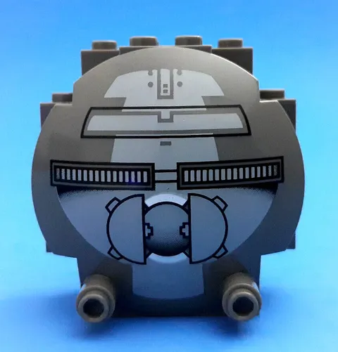LEGO 30366px Dark Gray Windscreen 3 x 6 x 5 Bubble Sith Infiltrator Pattern 7151