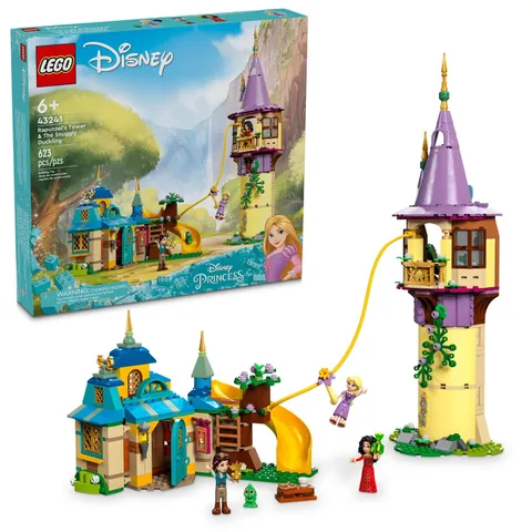 LEGO Disney Princess Rapunzel's Tower & Snugly Duckling Tangled Building Toy