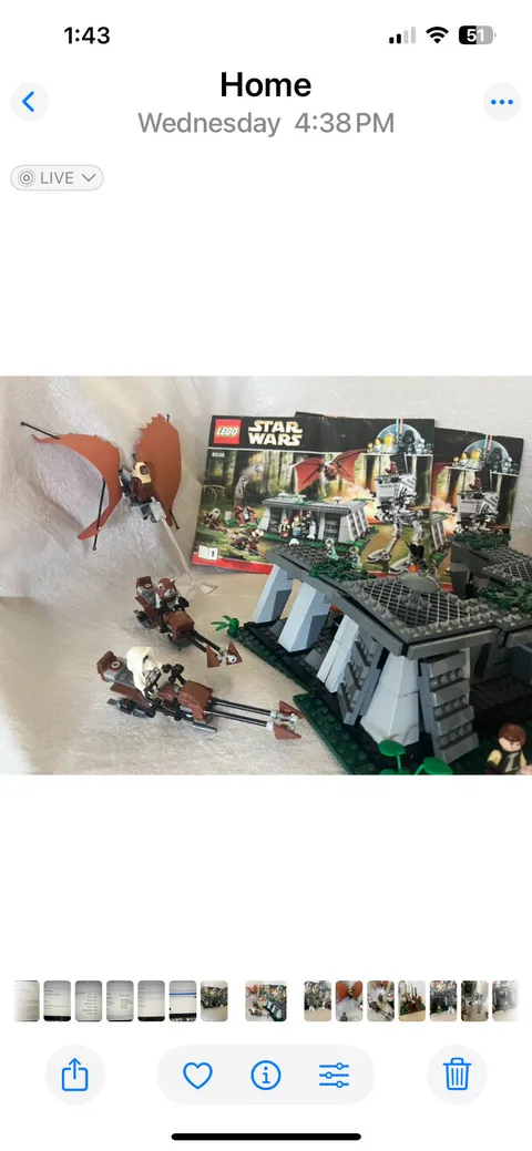 lego star wars battle of endor 8038