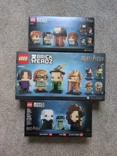LEGO 40495 40496 & 40560 Harry Potter BRICKHEADZ  Lot Of 3 Sets -Very Nice Boxes