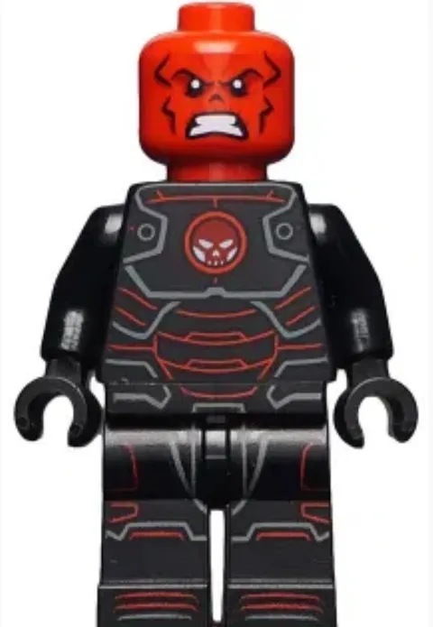 LEGO MINIFIGURE SUPER HERO IRON SKULL USED SH0215!!