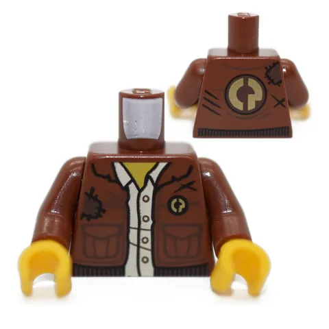 LEGO Minifigure Torso Clutch Powers Ninjago brown jacket 71741 40342 6270372
