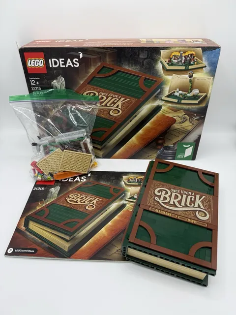 LEGO Ideas: Pop-Up Book (21315) 100% Complete in Box! Only Built Once! READ!