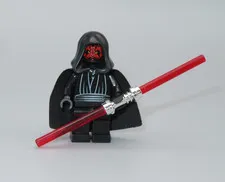 LEGO Star Wars Darth Maul lightsaber chrome silver hilt minifigure 7663 7151