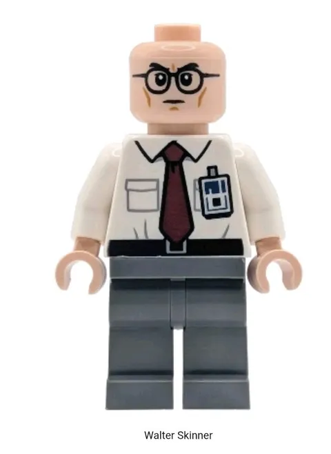 LEGO Ideas The The Walter Skinner Minifigure. Brand New. From 21369