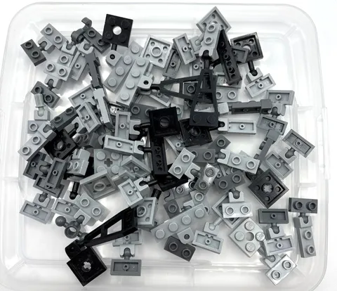 LEGO lot 50 pair ball socket hinge specialty modified pieces vehicle technic