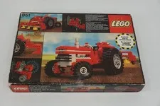 LEGO TECHNIC: Tractor (851) Box, Instructions, and Misc Pieces Incomplete GERMAN