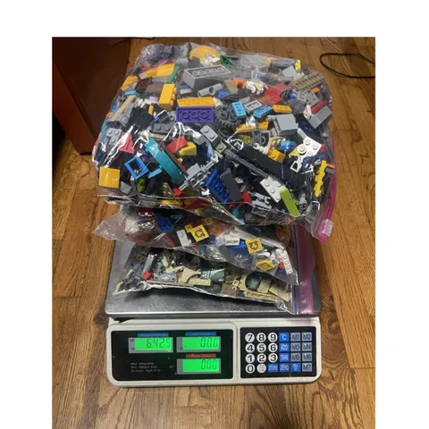 Bulk LEGO Mixed Lot 6.4 Pounds Random Parts Pieces Bricks Technic