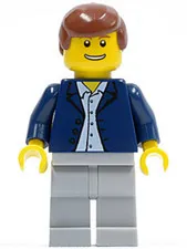LEGO: Dark Blue Jacket Light Blue Shirt (twn053)