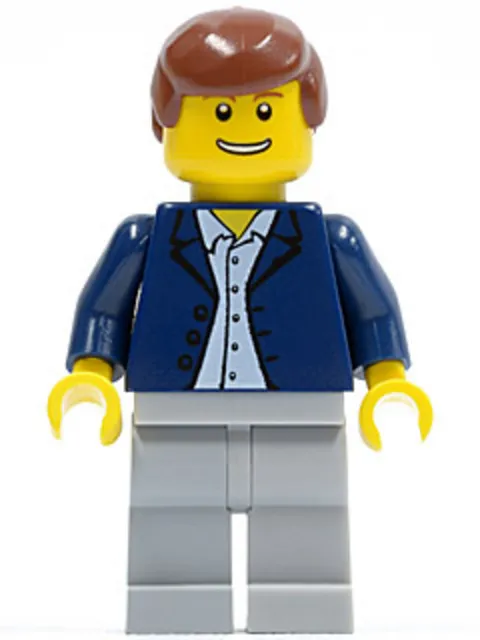 LEGO: Dark Blue Jacket Light Blue Shirt (twn053)