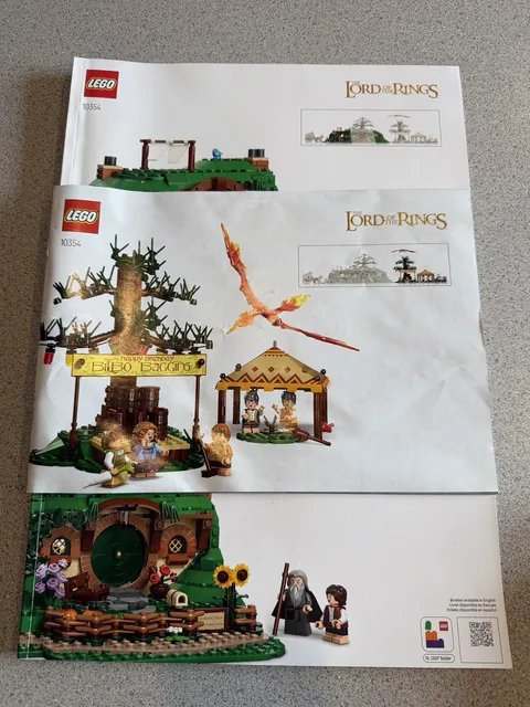 Lego Lord of the Rings 10354 The Shire Instruction Manual (3) Building Set
