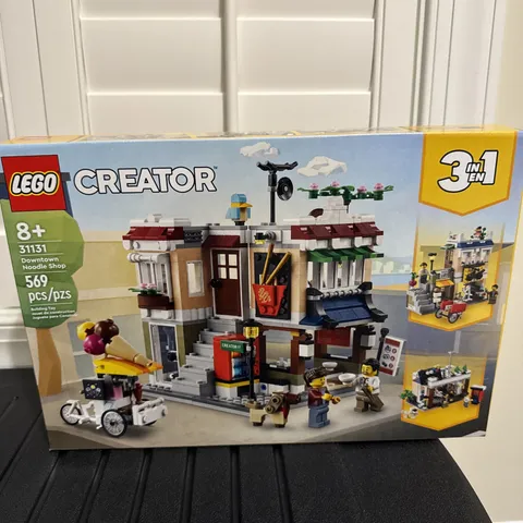 LEGO Creator: 3 In 1 Downtown Noodle Shop 31131 *Retired* NEW SEALED!