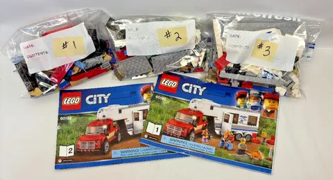 Pickup And Caravan Lego Set #60182 (2018) Retired Set Compete Set - DISASSEMBLED