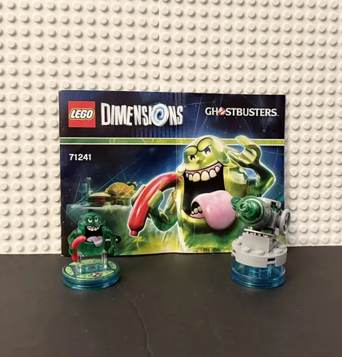Lego Dimensions Ghostbusters Slimer 71241 Fun Pack Slimer Slime Shooter Complete