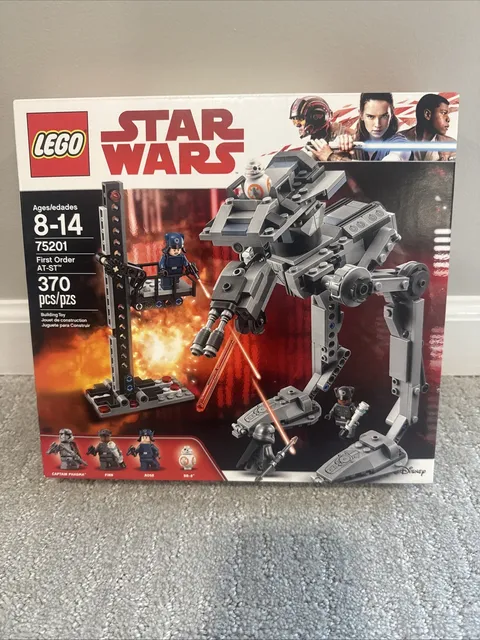 LEGO Star Wars 75201 First Order AT-ST Retired Set New In Sealed Box