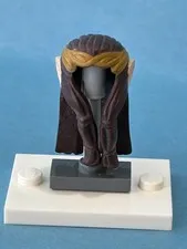 LEGO Lord of the Rings Minifig lor105 - Elrond Hair ONLY - Light Scratches