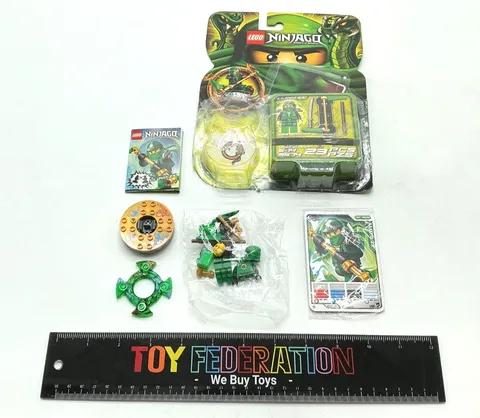 2012 LEGO 9574 NINJAGO Masters Of Spinjitzu LLOYD ZX -Detached from Backing-