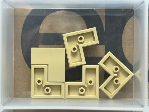 LEGO Parts - Tan Tile 2 x 2 Corner - No 14719 - QTY 5