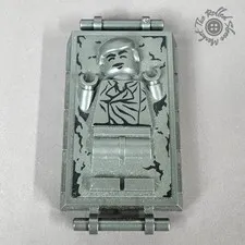 LEGO Star Wars Han Solo in Carbonite Block Part 87561PB01 Pearl Dark Gray