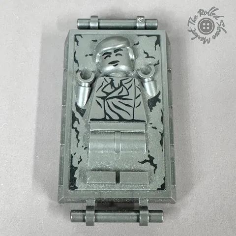 LEGO Star Wars Han Solo in Carbonite Block Part 87561PB01 Pearl Dark Gray