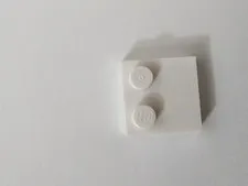 LEGO White Tile, Modified 2 x 2 with Studs on Edge Part 33909