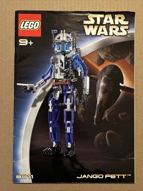 Lego Star Wars Jango Fett 8011 Instruction Book Manual Episode II Attack Clones