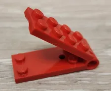 Lego 3149c01 Red Hinge Plate 2 x 4 3149 313 314 Replacement Part Piece