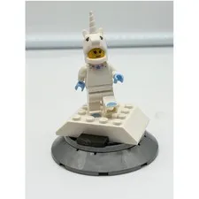 LEGO Series 13 Unicorn Girl Minifigure 71008 White Costume Purple Mane Tail