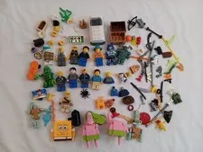 Lot Of LEGO Mixed Minifigures With Accessories ~ Parts & Pieces SpongeBob Mega