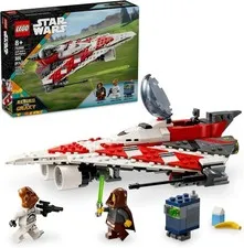 LEGO Star Wars Jedi Bob’s Starfighter Buildable Toy Vehicle, Brick Built Star Wa
