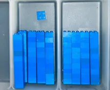 Lego Blue Brick Lot of 95 2x2 
