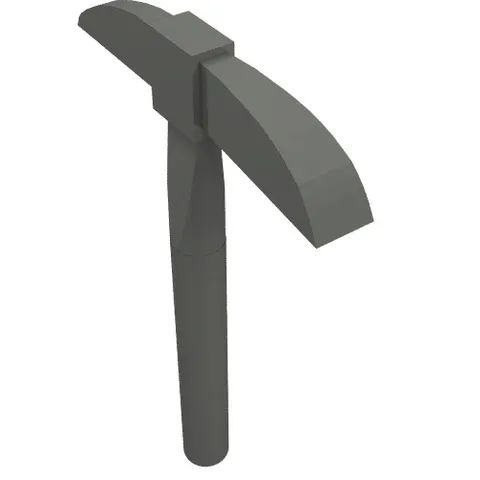 5x LEGO® Part 3841 - Minifigure, Utensil Pickaxe